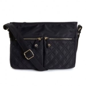 Nylon Quilted Cross-Body Bag