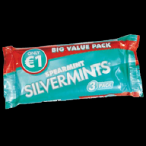 Silvermints Spearmint 3pk Multipack 90g