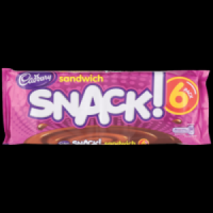 Cadbury Snack Sandwich 6pk 132g
