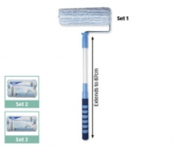 Telescopic Paint Roller Set