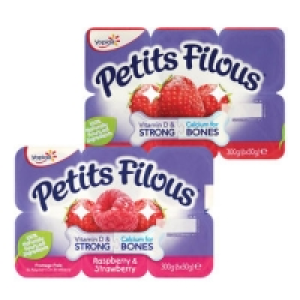 Petits Filous Strawberry / Strawberry & Raspberry Small Pots