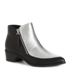 Savida Metallic PU Ankle Boots