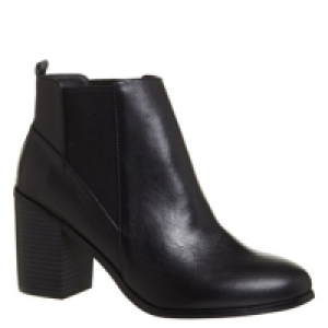 Leather Elastic Boots