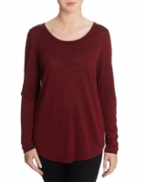 Long-Sleeved Fine Knit Top