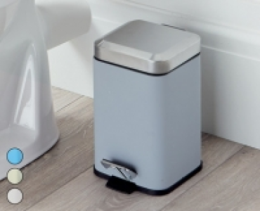 Rubber-Coated Bathroom Bin