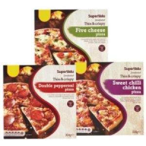 SuperValu Thin Pizza Range 304g - 320g