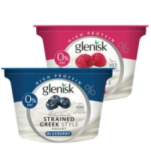 Glenisk Greek 0% Fat Protein Yogurt Selected Range 150g