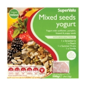 SuperValu Mixed Seeds Yogurt 4 Pack 500g
