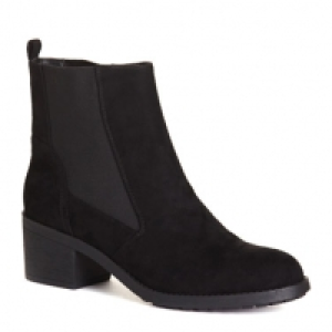 Mid-Heel Casual Ankle Boots
