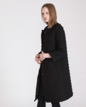Carolyn Donnelly The Edit Quilted Fabric Coat