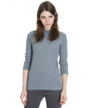 Savida Ribbed Turtle-Neck Top