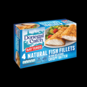 Donegal Catch Battered Fish Fillets 4pk 380g