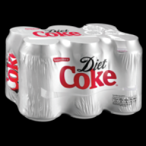 Diet Coke Cans 6x330ml