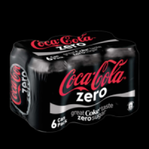 Coca Cola Zero Cans 6x330ml