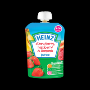 Heinz Strawberry, Raspberry & Banana Pouch 130g