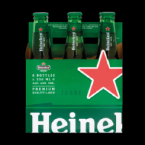 Heineken Bottle 6 Pack 330ml