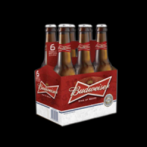 Budweiser Bottle 6 Pack 330ml