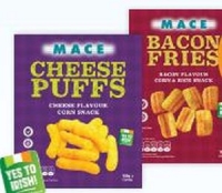 Mace Mace MACE Snacks Sharing Bag Range Bacon Fries/Cheese Puffs