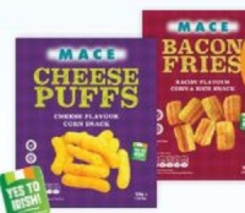 MACE Snacks Sharing Bag Range Bacon Fries/Cheese Puffs