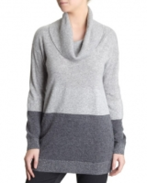 Gallery Lurex Stripe Cowl Jumper