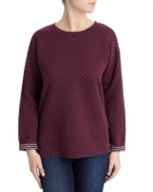 Quilted Jacquard Sweatshirt