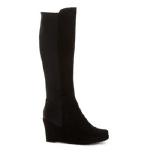 Wedge Knee Boots