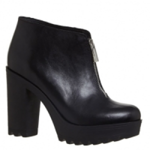 Savida Front Zip Ankle Boots