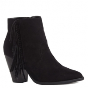 Heeled Fringe Boot