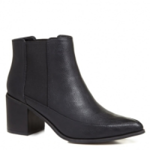 Textured Point Boots