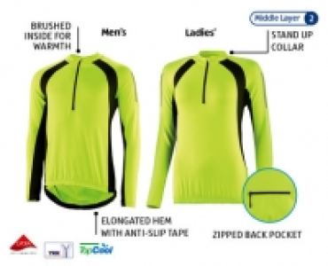 Mens/Ladies Ultra Bright Cycling Shirt