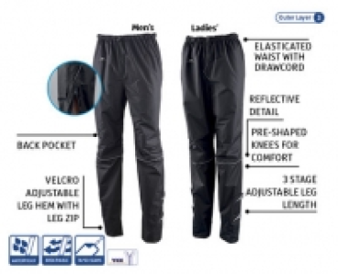 Mens/Ladies Waterproof Cycling Overtrousers