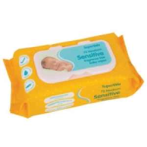 SuperValu Newborn Sensitive Baby Wipes 72pce