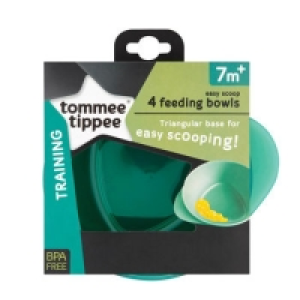 Tommee Tippee Easy Scoop Feeding Bowls 4pce