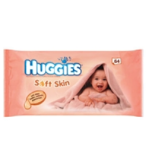 Huggies Soft Skin Wipes 64pce