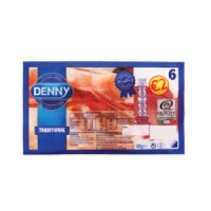 Denny Traditional Rashers 6 Pack 180g
