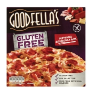 Goodfellas Pepperoni, Mushroom & Ham Gluten Free Pizza 349g