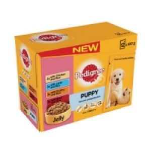 Pedigree Puppy Pouches Meat Selection in Jelly 12 x 100g