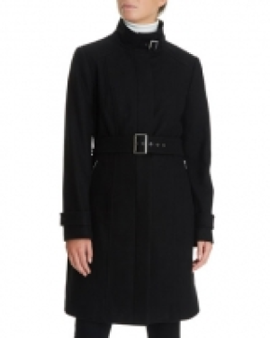 Funnel-Neck Coat