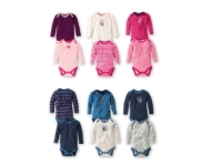Lidl  Lupilu® Baby Girls or Boys Long-Sleeved Bodysuits