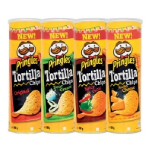 Pringles Tortilla Original / Sour Cream / Sweet Chilli / Nac