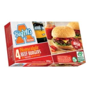 Big Als 4 Homestyle Beef Burgers