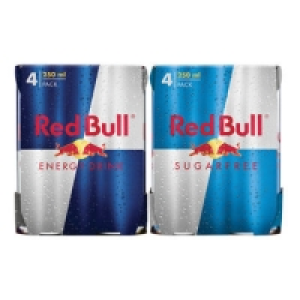 SuperValu  Red Bull Regular/Sugar Free Can Pack 4 x 250ml