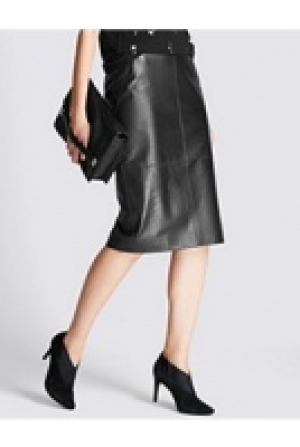 Leather Pencil Skirt 210.00&nbsp;&euro;