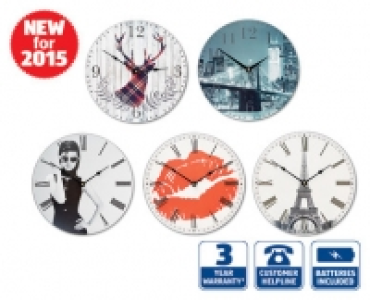 Aldi  Winter Wall Clock