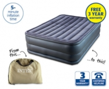 Aldi  Intex Deluxe Air Bed with Built-in Pump