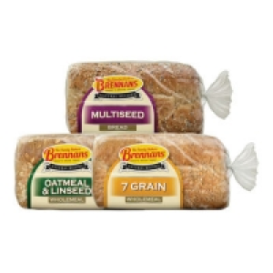 Brennans Oatmeal & Linseed Wholemeal/Multiseed/7 Grains Whol