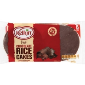 Kelkin Dark Unsalted Rice Cakes 200g