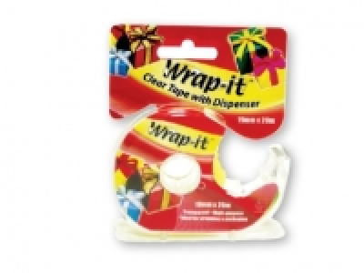 WRAP-IT&reg; Clear Tape with Dispenser