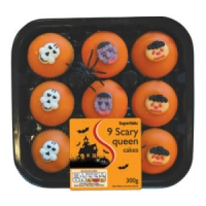 SuperValu Scary Halloween Queen Cakes 9 Pack 300g