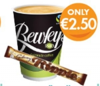 Galaxy Ripple Bars + Regular Coffee or Tea